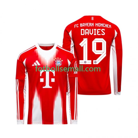 Matchtröjor FC Bayern München Alphonso Davies 19 2025-2026 Långärmad till Herr (1:a ställ)
