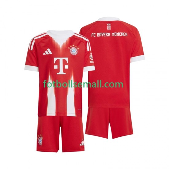 Matchtröjor FC Bayern München 2025-2026 Kortärmad till Barn (1:a ställ)