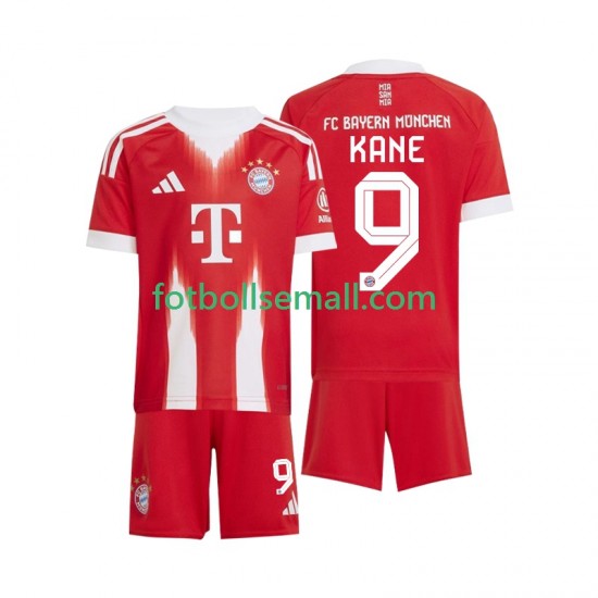 Matchtröjor FC Bayern München Harry Kane 9 2025-2026 Kortärmad till Barn (1:a ställ)