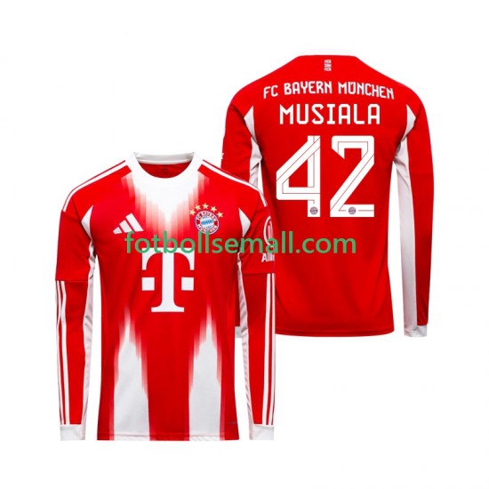 Matchtröjor FC Bayern München Jamal Musiala 42 2025-2026 Långärmad till Herr (1:a ställ)