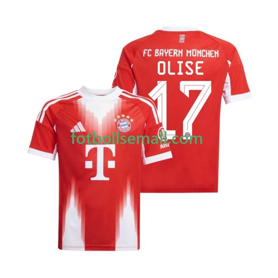 Matchtröjor FC Bayern München Michael Olise 17 2025-2026 Kortärmad till Herr (1:a ställ)