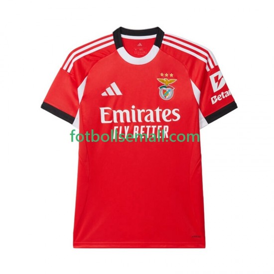 Matchtröjor Benfica 2025-2026 Kortärmad till Herr (1:a ställ)