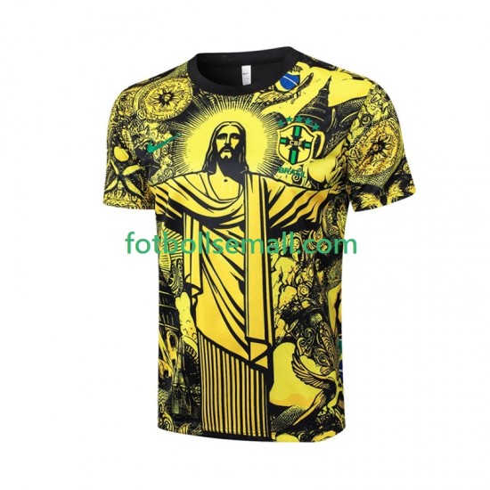 Matchtröjor Brasilien Jesus 2024 Kortärmad till Herr (1:a ställ)