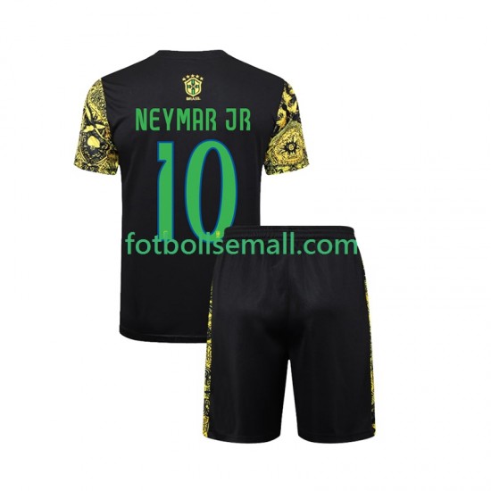 Matchtröjor Brasilien Neymar JR 10 Jesus 2024 Kortärmad till Barn (1:a ställ)