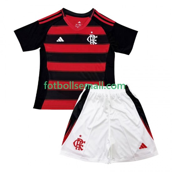 Matchtröjor CR Flamengo 2025-2026 Kortärmad till Barn (1:a ställ)