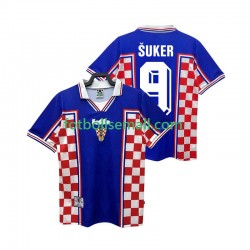 Matchtröjor Kroatien SUKER 9 Retro 1998 Kortärmad till Herr (2:a ställ) Matchtröjor Kroatien SUKER 9 Retro 1998 Kortärmad till Herr (2:a ställ)