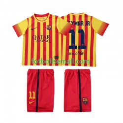 Matchtröjor FC Barcelona Neymar JR 11 Retro 2013 2014 Kortärmad till Barn (2:a ställ)