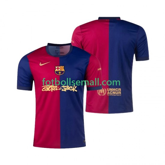 Matchtröjor FC Barcelona TRAVIS SCOTT 2024-2025 Kortärmad till Herr (1:a ställ)