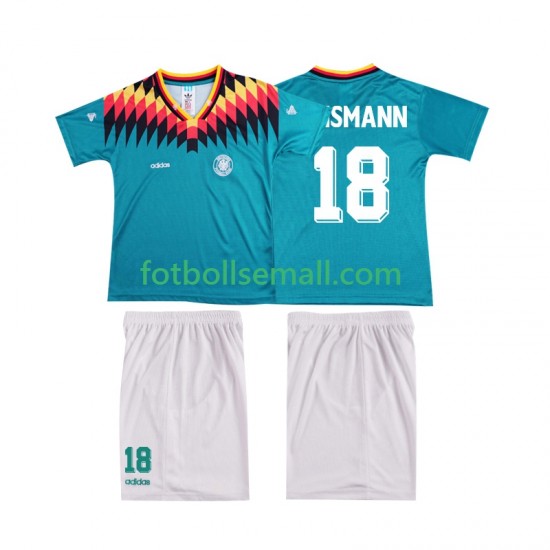 Matchtröjor Tyskland KLINSMANN 18 Retro 1994 Kortärmad till Barn (2:a ställ)