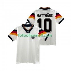 Matchtröjor Tyskland MATTHAUS 10 Retro 1992 Kortärmad till Herr (1:a ställ)