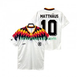 Matchtröjor Tyskland MATTHAUS 10 Retro 1994 Kortärmad till Herr (1:a ställ)