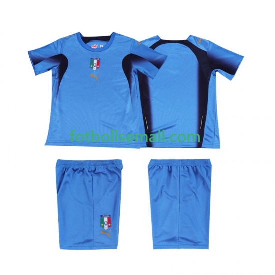 Matchtröjor Italien Retro 2006 Kortärmad till Barn (1:a ställ)