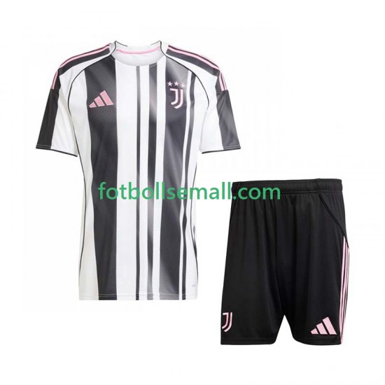 Matchtröjor Juventus 2025-2026 Kortärmad till Barn (1:a ställ)