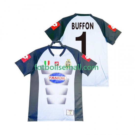 Matchtröjor Juventus Målvaktströja Buffon 1 Retro 2002-2003 Kortärmad till Herr (1:a ställ)