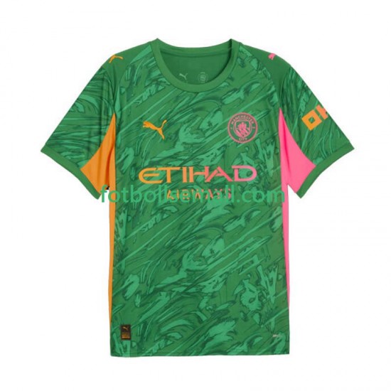 Matchtröjor Manchester City Målvaktströja 2025-2026 Kortärmad till Herr (1:a ställ)