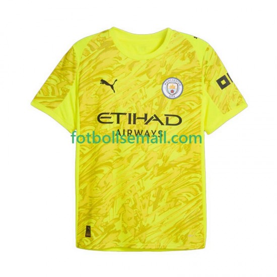 Matchtröjor Manchester City Målvaktströja 2025-2026 Kortärmad till Herr (3:e ställ)
