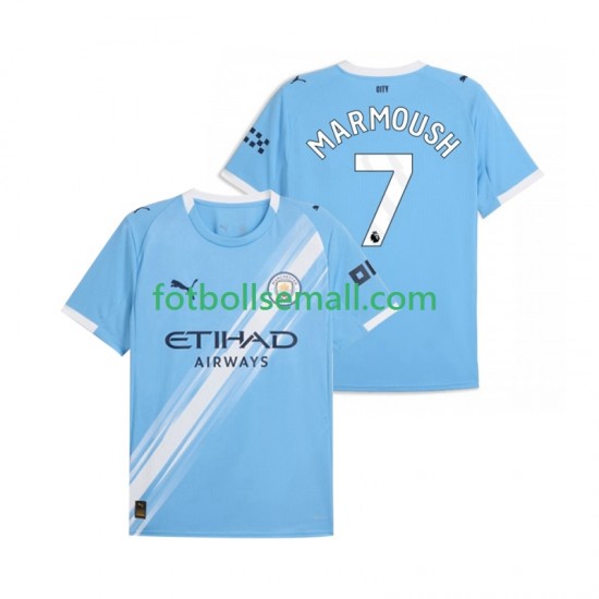 Matchtröjor Manchester City Omar Marmoush 7 2025-2026 Kortärmad till Herr (1:a ställ)