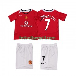 Matchtröjor Manchester United Cristiano Ronaldo 7 Retro 2004 2006 Kortärmad till Barn (1:a ställ)