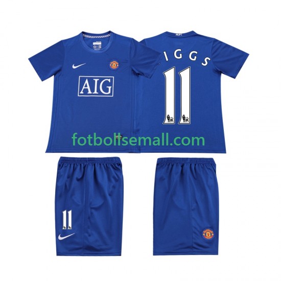 Matchtröjor Manchester United GIGGS 11 Retro 2008 Kortärmad till Barn (2:a ställ)