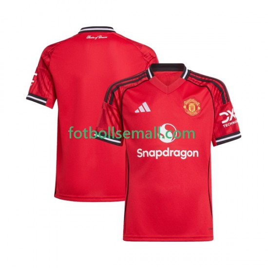 Matchtröjor Manchester United 2025-2026 Kortärmad till Herr (1:a ställ)