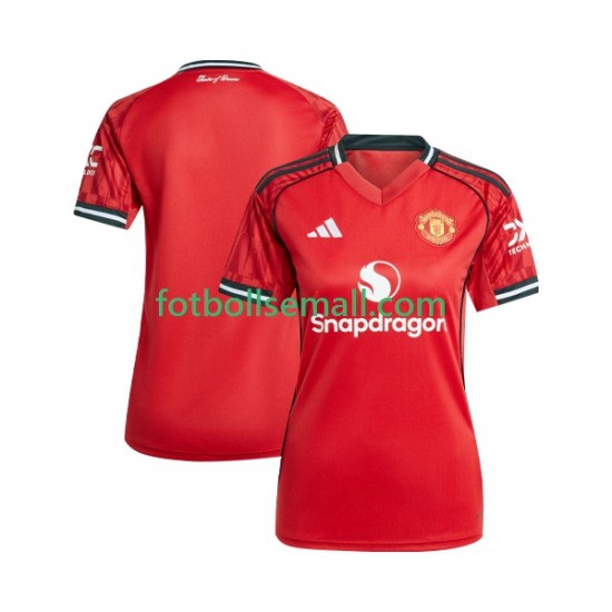 Matchtröjor Manchester United 2025-2026 Kortärmad till Dam (1:a ställ)