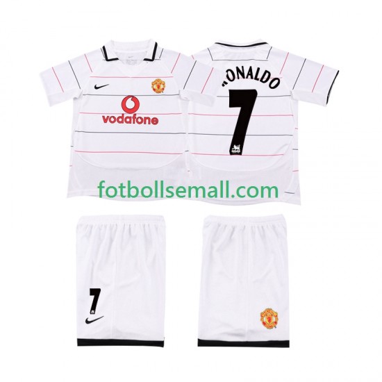 Matchtröjor Manchester United Retro Cristiano Ronaldo 7 2003 2005 Kortärmad till Barn (1:a ställ)