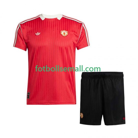 Matchtröjor Manchester United d Icon 2025-2026 Kortärmad till Barn (1:a ställ)