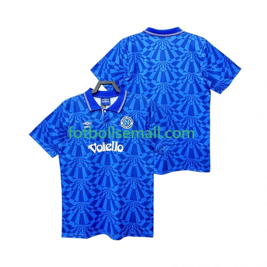 Matchtröjor SSC Napoli Retro 1991 1993 Kortärmad till Herr (1:a ställ)