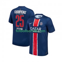 Matchtröjor Paris Saint-Germain Champion 2024-2025 Kortärmad till Herr (1:a ställ)