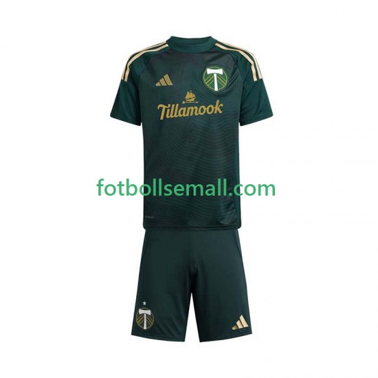 Matchtröjor Portland Timbers 2025 Kortärmad till Barn (1:a ställ)