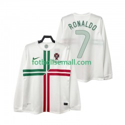 Matchtröjor Portugal Cristiano Ronaldo 7 Retro 2012 Långärmad till Herr (2:a ställ)