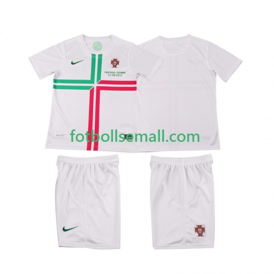 Matchtröjor Portugal Retro 2012 Kortärmad till Barn (2:a ställ)