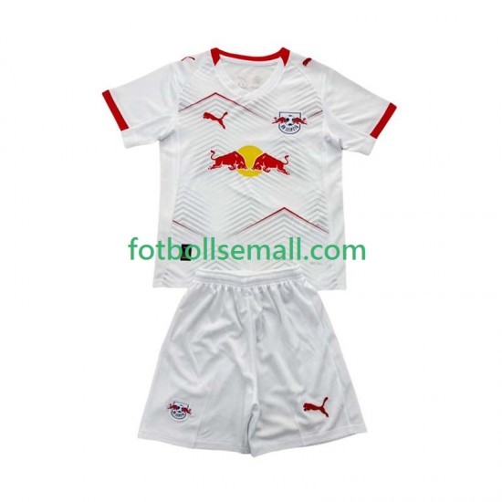 Matchtröjor RB Leipzig 2025-2026 Kortärmad till Barn (1:a ställ)