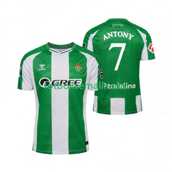 Matchtröjor Real Betis Antony 7 2025-2026 Kortärmad till Herr (1:a ställ)