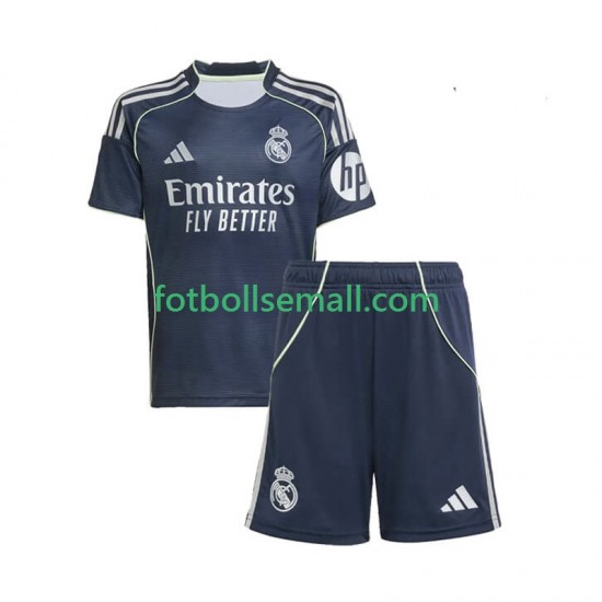 Matchtröjor Real Madrid 2025-2026 Kortärmad till Barn (2:a ställ)