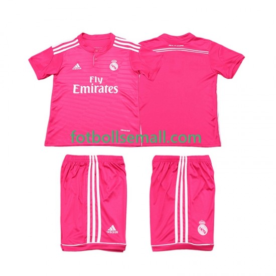 Matchtröjor Real Madrid Retro 2014 2015 Kortärmad till Barn (2:a ställ)