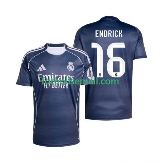 Matchtröjor Real Madrid Endrick 16 2025-2026 Kortärmad till Herr (2:a ställ)