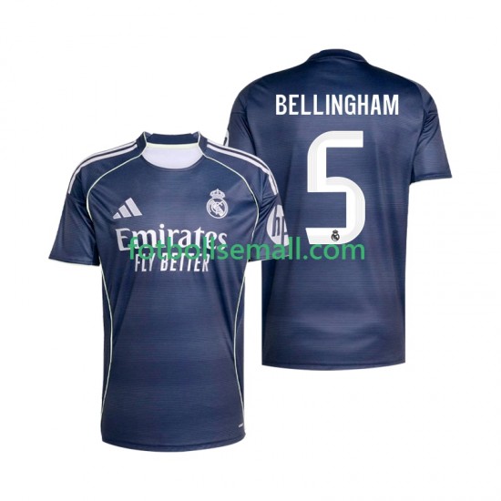 Matchtröjor Real Madrid Jude Bellingham 5 2025-2026 Kortärmad till Herr (2:a ställ)