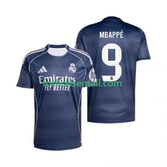 Matchtröjor Real Madrid Kylian Mbappe 9 2025-2026 Kortärmad till Herr (2:a ställ)