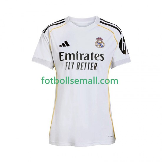 Matchtröjor Real Madrid 2025-2026 Kortärmad till Dam (1:a ställ)