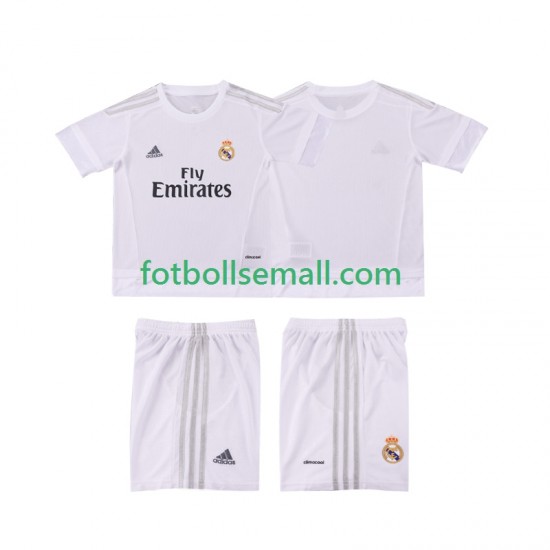 Matchtröjor Real Madrid Retro 2015 2016 Kortärmad till Barn (1:a ställ)