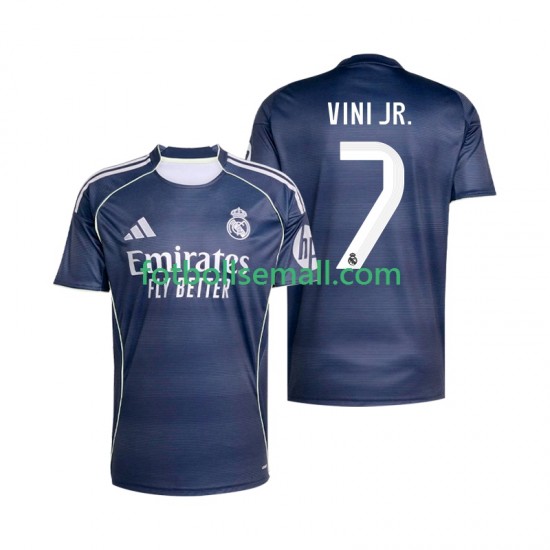 Matchtröjor Real Madrid Vinicius Junior 7 2025-2026 Kortärmad till Herr (2:a ställ)