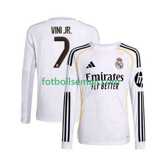 Matchtröjor Real Madrid Vinicius Junior 7 2025-2026 Långärmad till Herr (1:a ställ)