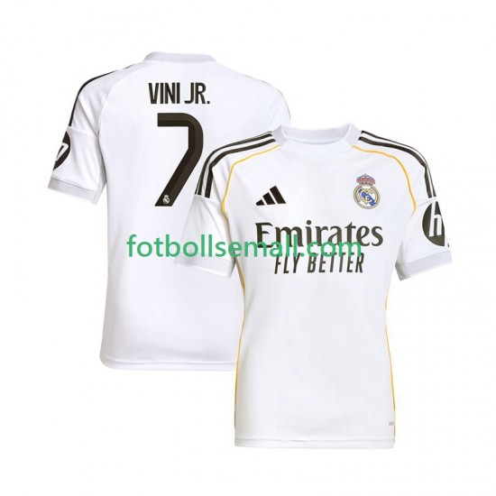 Matchtröjor Real Madrid Vinicius Junior 7 2025-2026 Kortärmad till Herr (1:a ställ)