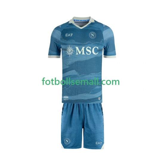 Matchtröjor SSC Napoli SSC Special 2024-2025 Kortärmad till Barn (1:a ställ)