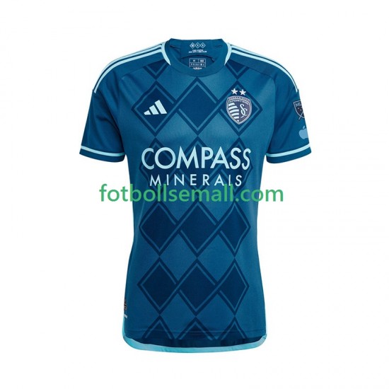 Matchtröjor Sporting Kansas City 2025-2026 Kortärmad till Herr (2:a ställ)