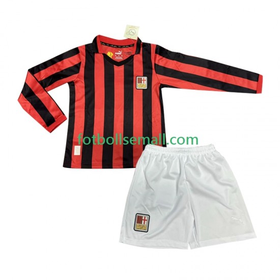 Matchtröjor AC Milan 125th Anniversary 2024-2025 Långärmad till Barn (1:a ställ)