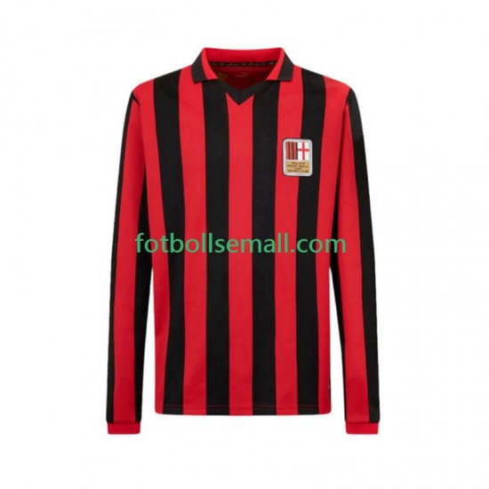 Matchtröjor AC Milan 125th Anniversary 2024-2025 Långärmad till Herr (1:a ställ)