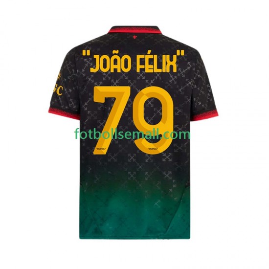 Matchtröjor AC Milan JOAO FELIX 79 2024-2025 Kortärmad till Herr (4:e ställ)