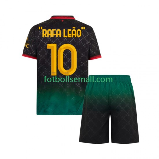 Matchtröjor AC Milan RAFA LEAO 10 2024-2025 Kortärmad till Barn (4:e ställ)